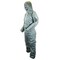 Magid Disposable Coveralls, Hooded, 2XL, SmsSMS, Serged Seam, GrayGrey CVZ3G-XXL - alternate 1